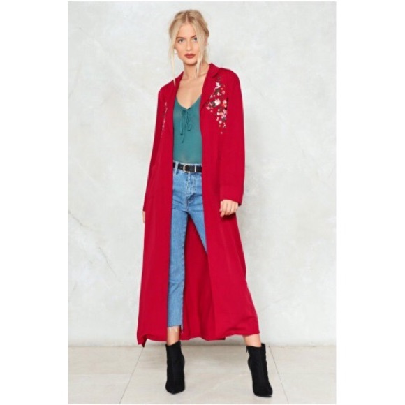 Longline Kimono- Nasty Gal - Picture 3 of 3